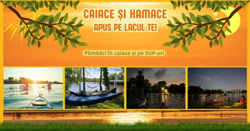 Caiace, picnic și hamace pe Lacul Tei!-1