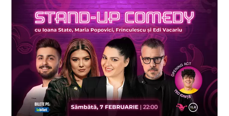 The Fool: Stand-up comedy cu Ioana State, Maria Popovici, Frînculescu și Edi Vacariu-1