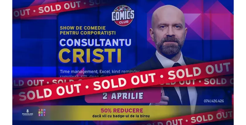 Consultantu Cristi - Show De Comedie pentru Corporatiști la ComicsClub!-1