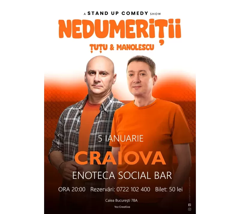 Craiova: Stand-up Comedy - Dan Tutu si Cristi Manolescu-1