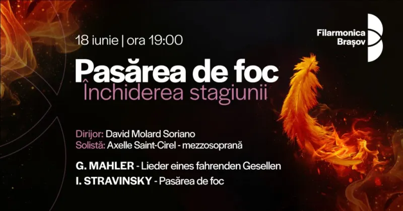 Pasărea de foc: Închiderea Stagiunii 148 – Concert cu David Molard-Soriano și Axelle Saint-Cirel -1