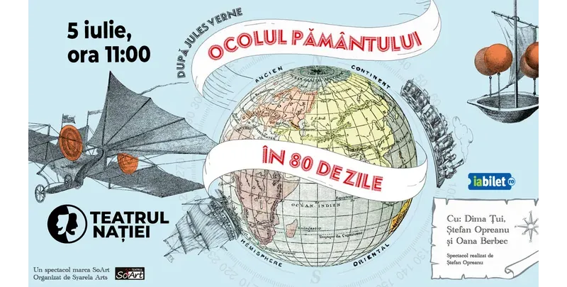 Ploiești: Spectacol pentru copii ~ Ocolul pământului în 80 de zile-1