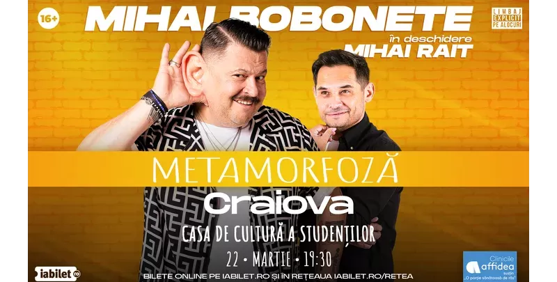 Craiova: Mihai Bobonete - Metamorfoză - Turneu National 2026-1