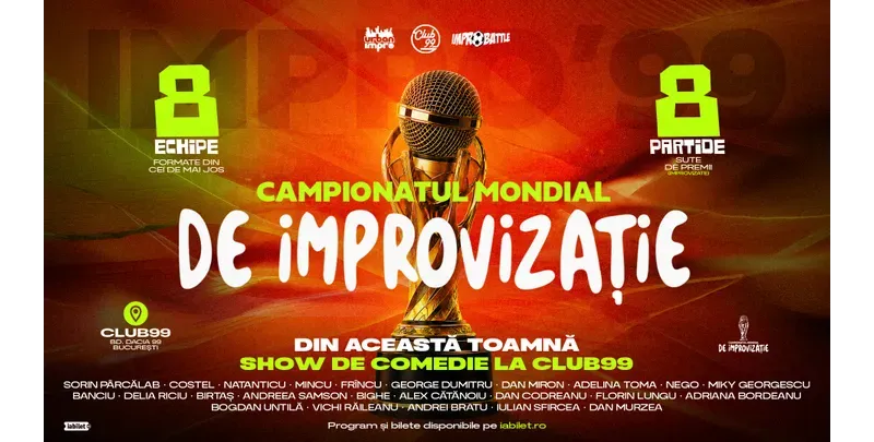 Abonamente Campionatul Mondial de Improvizatie la Club99-1