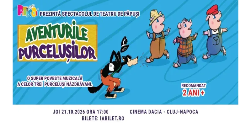 Cluj-Napoca: Cei 3 Purcelusi-1