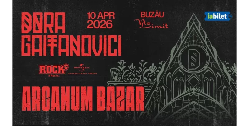 Buzău: Dora Gaitanovici• “Arcanum Bazar” • Lansare de album-1
