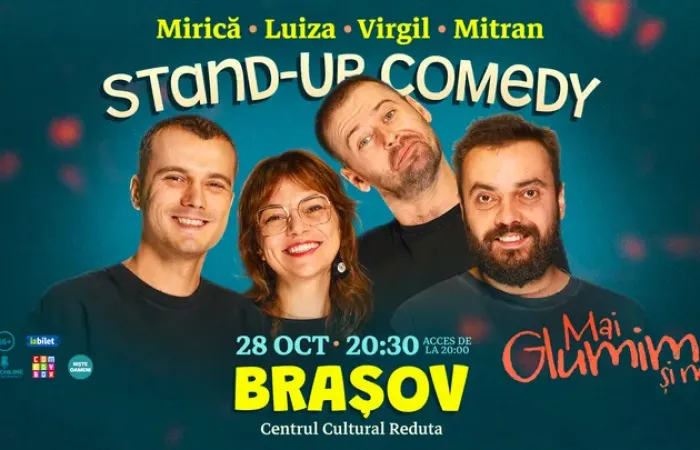 3-Brașov--Stand-up-Comedy-cu-Mirica--loana-Luiza--Virgil-Ciulin-și-Mitran---Mai-glumim-și-noi