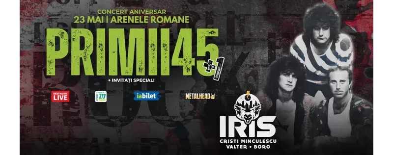 IRIS - Cristi Minculescu, Valter & Boro - Primii 45 - Concert Aniversar-1