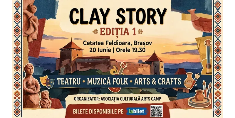 Feldioara: Clay Story: Povestile Obiectelor Vesele din Lut -  Editia I-1