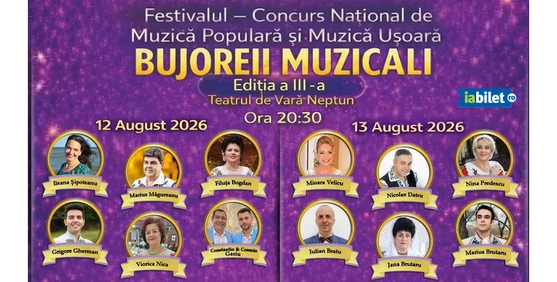 Festivalul – Concurs Național de Muzică Populară și Muzică Ușoară „Bujorii Muzicali” – Ediția a III-a-1