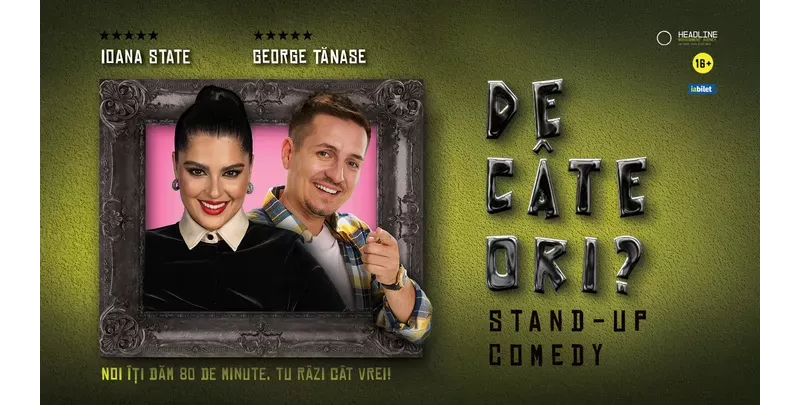 Brașov: Stand-Up Comedy cu George Tănase și Ioana State - -1