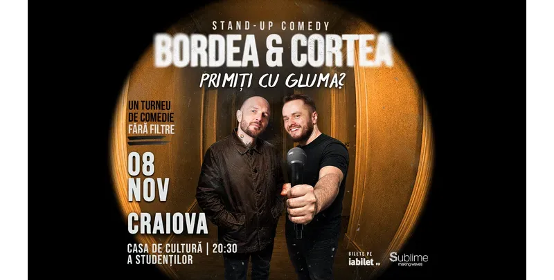 Craiova: Stand-Up Comedy cu Bordea & Cortea - -1