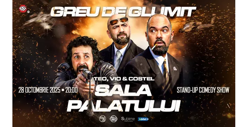 Stand-up comedy cu Teo, Vio si Costel | Greu de glumit -1