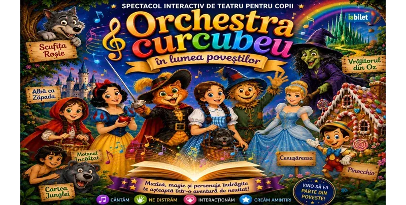 Pitești: Orchestra Curcubeu în lumea poveștilor-1