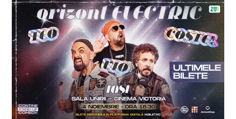 Iași: Teo, Vio și Costel - Orizont Electric | Stand Up Comedy Show 1-1