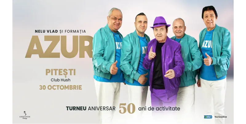 Pitesti: Nelu Vlad si Formatia Azur - Turneu Aniversar “50”-1