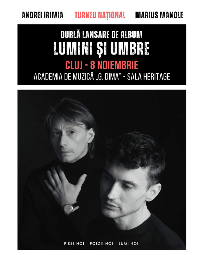 Andrei Irimia x Marius Manole – Dublă lansare de album | Lumini și Umbre – Cluj Napoca-1