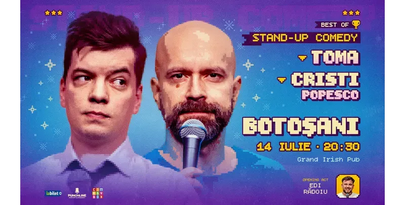 Botoșani: Stand-up comedy - Best of Toma & Popesco-1