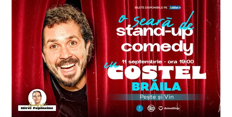 Braila: O seară de stand up comedy cu Costel | Comedy Show-1