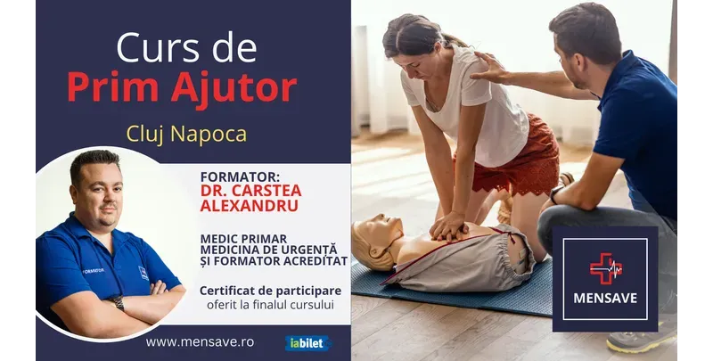 Cluj-Napoca: Cursuri de prim ajutor cu MENSAVE-1