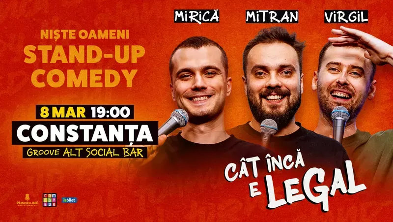 Stand-up Comedy cu Sergiu Mirică, Virgil Ciulin și Dragoș Mitran -1