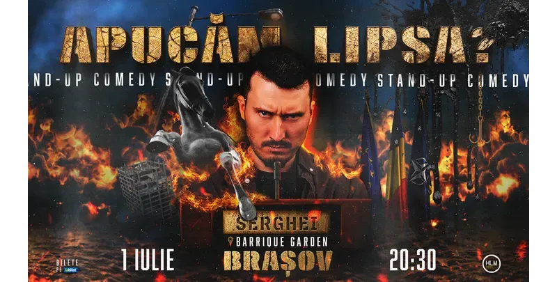 Brasov: Stand-Up Comedy politic cu Serghei - „Apucăm lipsa?-1