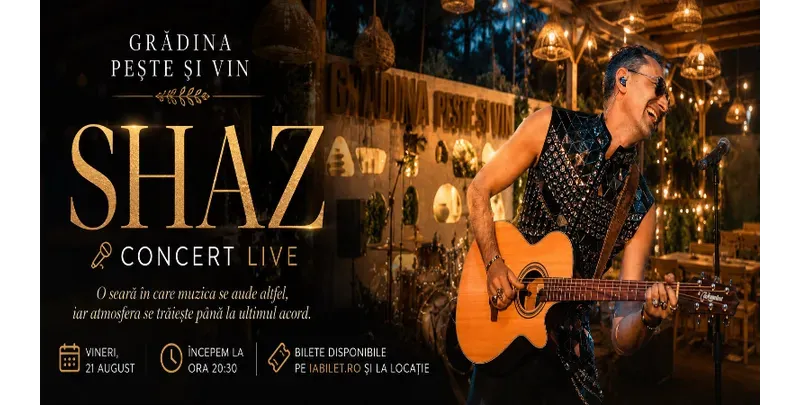 Braila: Shaz live la Grădina Pește și Vin-1