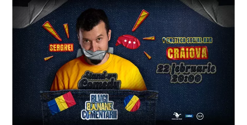Craiova: Stand-Up politic cu SERGHEI - -1