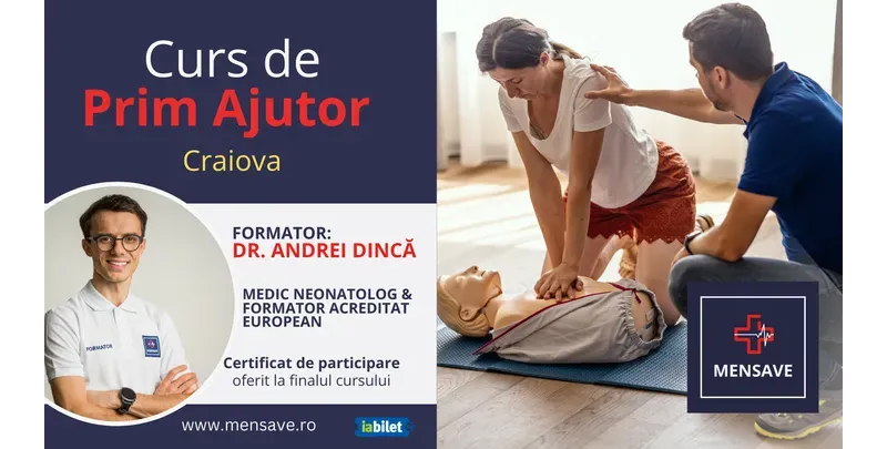 Craiova: Cursuri de prim ajutor cu MENSAVE-1