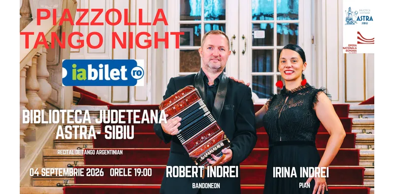 Sibiu: Piazzolla Tango Night - Concert de pian si bandoneon-1