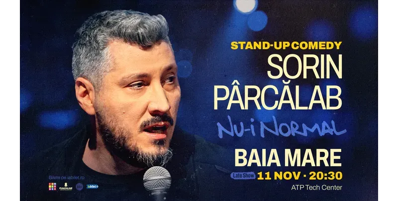 Baia Mare: Stand-up comedy cu Sorin Pârcălab | Nu-i normal (SHOW 1)-1