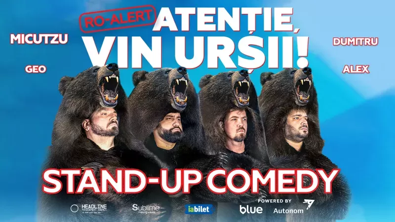 Stand-up Comedy cu Micutzu, Geo Adrian, George Dumitru & Alex Ioniță -1
