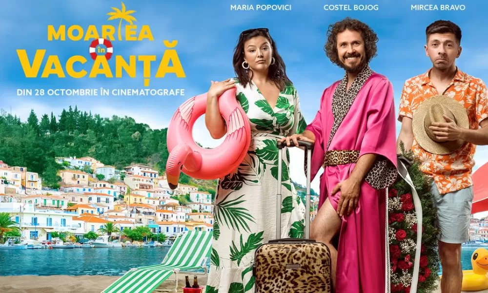 Moartea în vacanță, o nouă comedie de la Bravo Films, vine din 28 octombrie în cinematografele din R