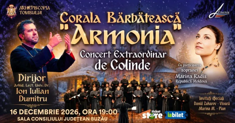 Corala Bărbătească „Armonia” – TURNEU NAȚIONAL – “Când vocile devin rugăciune”-1