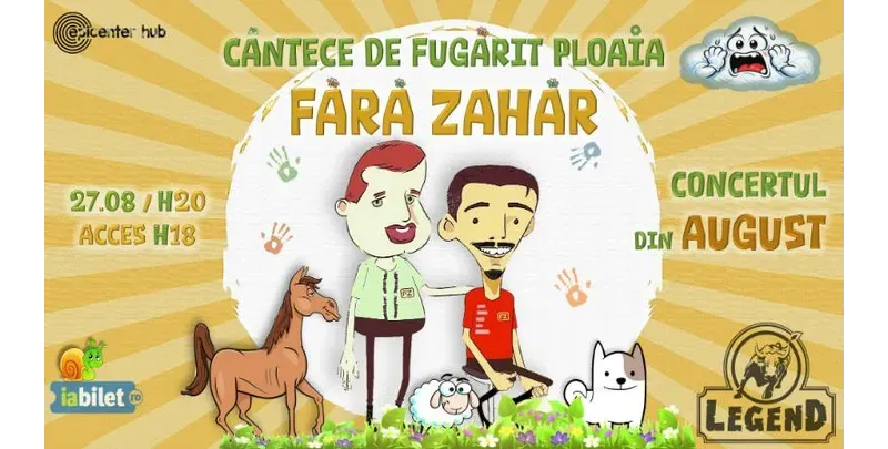 Iasi: Fără Zahăr – concert de August @Legend Pub-1