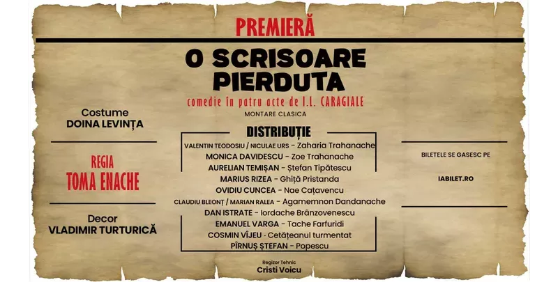 Craiova: O Scrisoare Pierduta-1