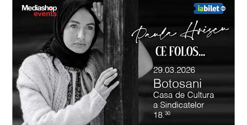 Botosani: Concert de pricesne cu Paula Hriscu -1
