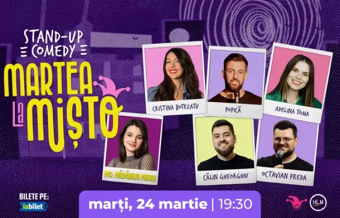 11-The-Fool--Marțea-la-Mișto-cu-Cristina-Botezatu--Popica--Adelina-Toma--Calin-Gheorghiu-și-Octavian-Preda