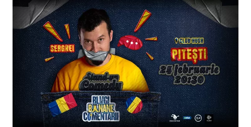 Pitești: Stand-Up politic cu SERGHEI - -1