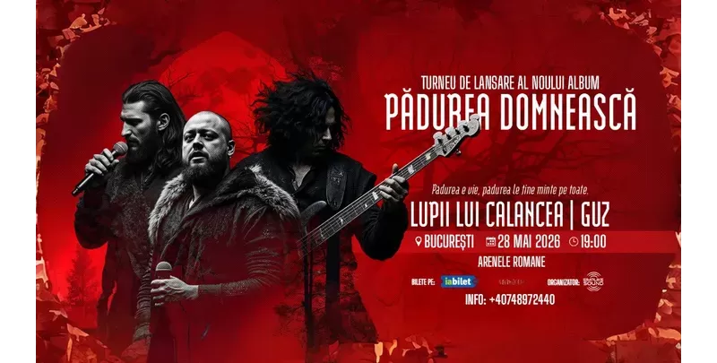 Bucuresti: Lupii lui Calancea & Guz– Turneu Național de Lansare: „Pădurea Domnească”-1