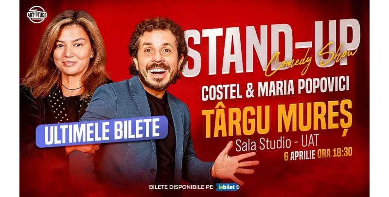 Targu Mures: Costel și Maria Popovici - Stand Up Comedy Show 1-1