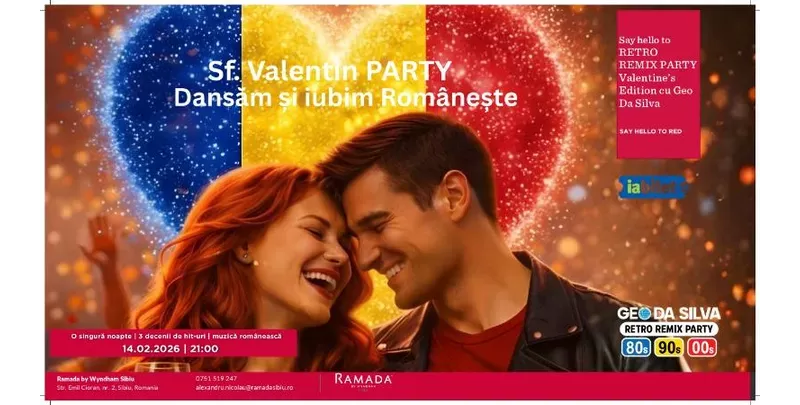Sibiu: Retro Remix Party – Valentine’s Edition cu Geo Da Silva-1