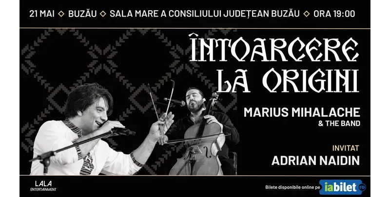 Buzau: Întoarcere la Origini: Marius Mihalache & Band invitat – Adrian Naidin-1