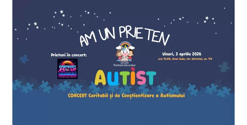 Baia Mare: Concertul Caritabil „Am un prieten autist” | Everybody Knows-1