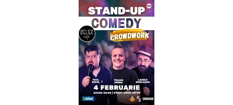 Cluj-Napoca: Stand-Up Comedy Crowdwork-1