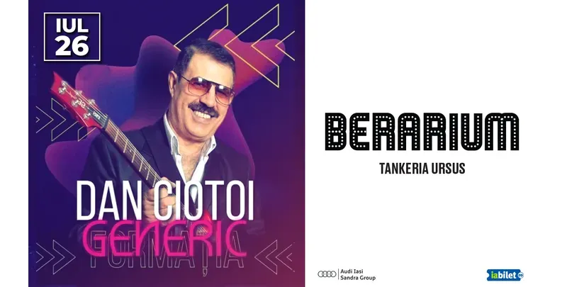 Iași: Concert Dan Ciotoi & Formația Generic-1