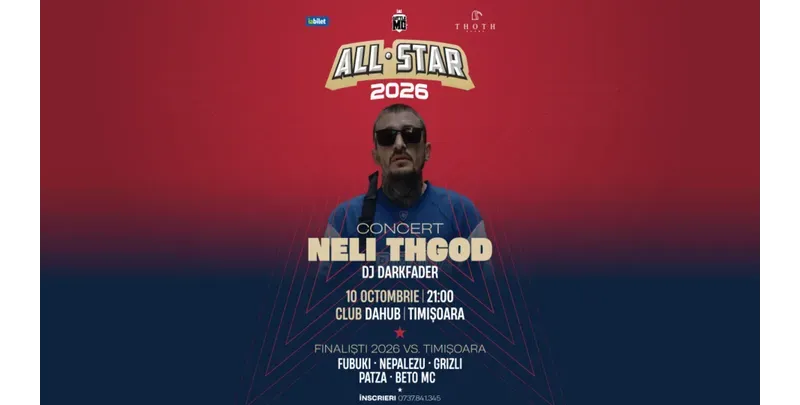 Timișoara: Battle MC: All Star 2026 & Concert NELI THGOD-1