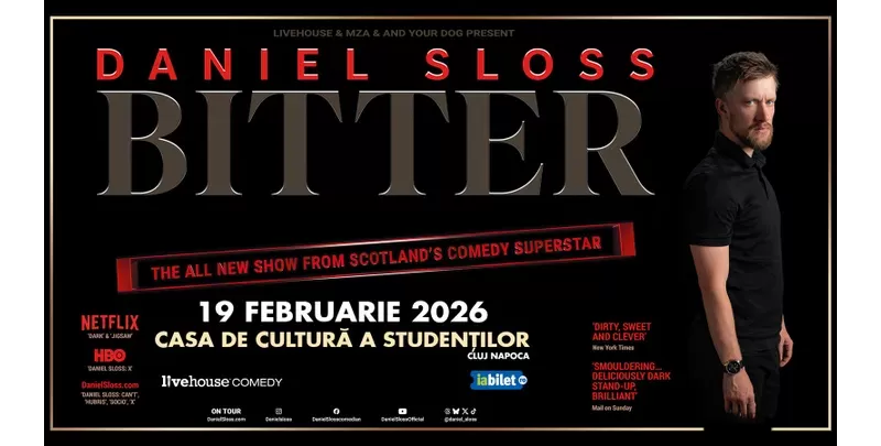 Cluj-Napoca: Daniel Sloss – Bitter-1