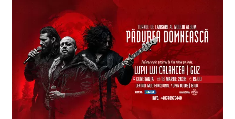 Constanța: Lupii lui Calancea & Guz– Turneu Național de Lansare: „Pădurea Domnească”-1