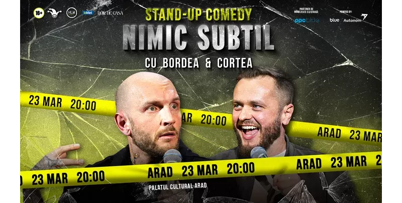 Arad: Stand-Up Comedy cu Bordea & Cortea - -1